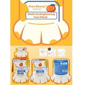 Kiss Vitamin C Shea Butter Jojoba Oil Hydrating Nourishing 20 Minute Foot Mask